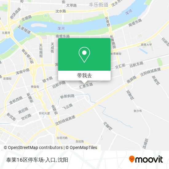 泰莱16区停车场-入口地图