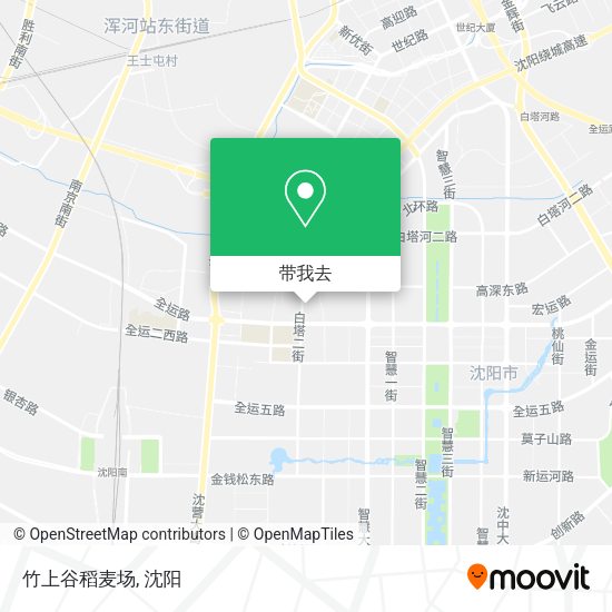 竹上谷稻麦场地图