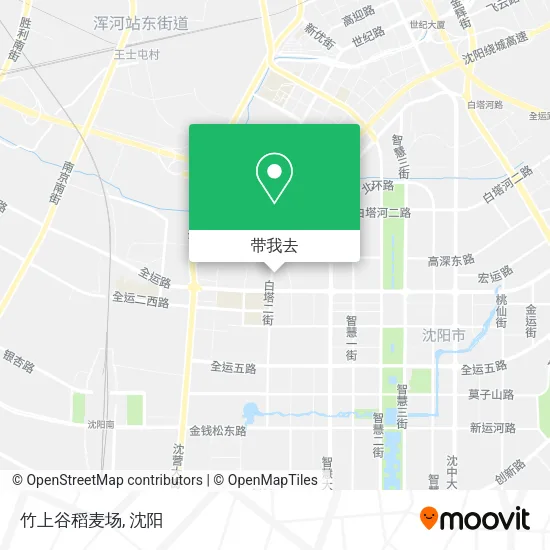 竹上谷稻麦场地图