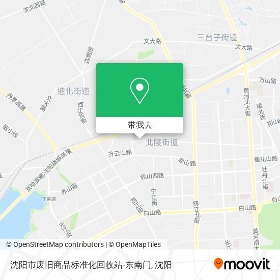 沈阳市废旧商品标准化回收站-东南门地图