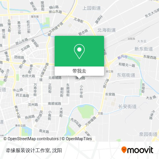 牵缘服装设计工作室地图