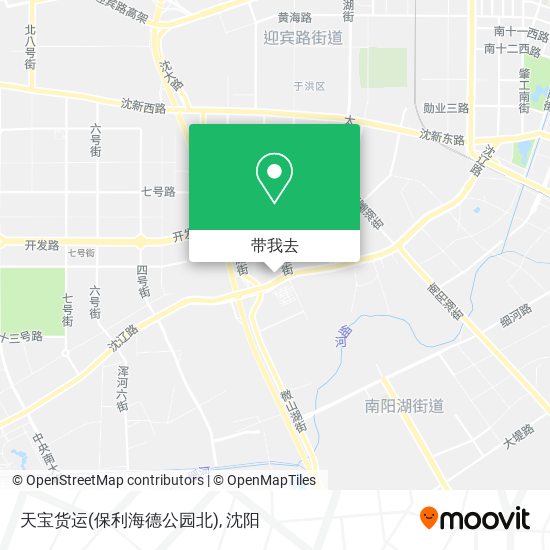 天宝货运(保利海德公园北)地图