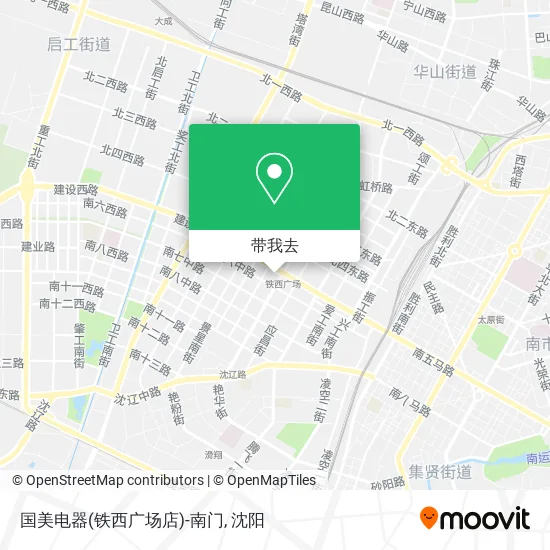 国美电器(铁西广场店)-南门地图