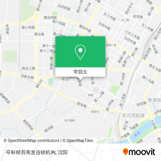 夺标精剪美发连锁机构地图