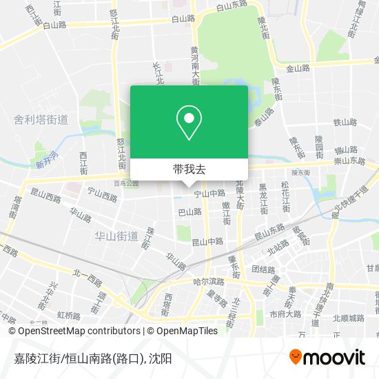 嘉陵江街/恒山南路(路口)地图