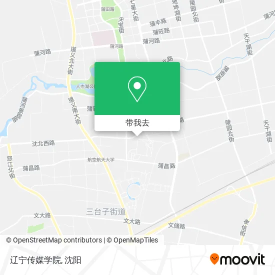 辽宁传媒学院地图