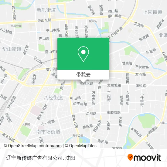 辽宁新传媒广告有限公司地图