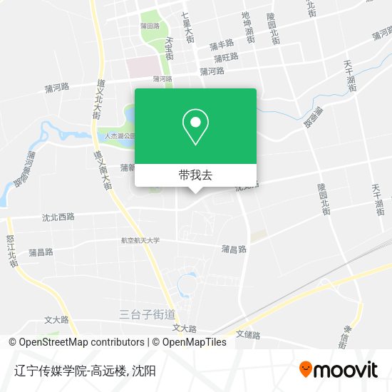 辽宁传媒学院-高远楼地图