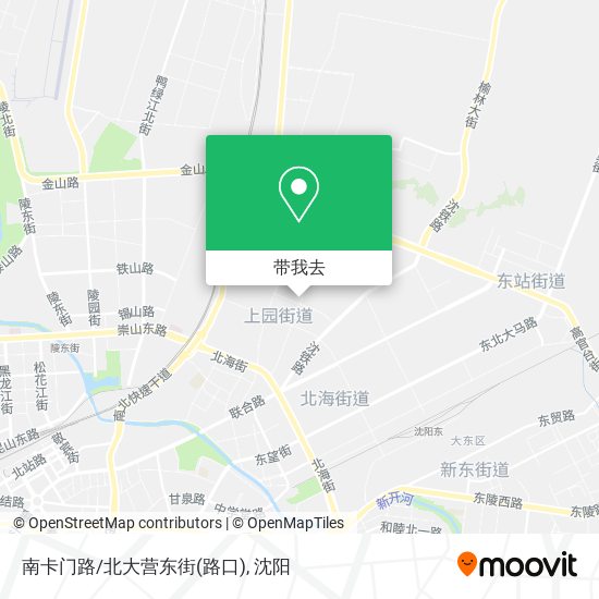 南卡门路/北大营东街(路口)地图