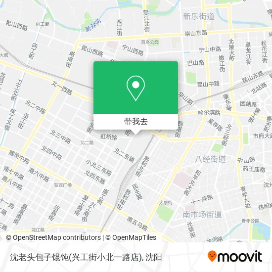 沈老头包子馄饨(兴工街小北一路店)地图