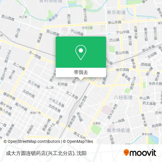 成大方圆连锁药店(兴工北分店)地图