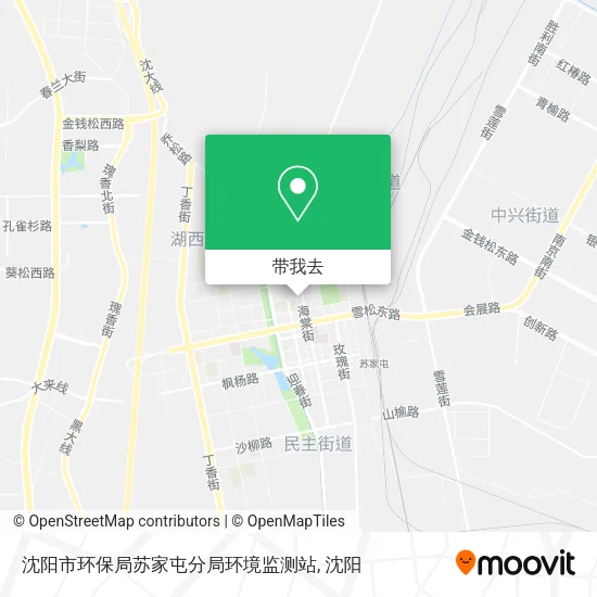 沈阳市环保局苏家屯分局环境监测站地图