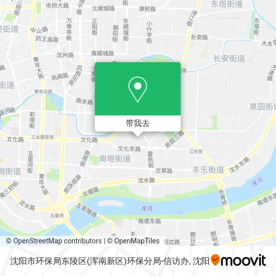 沈阳市环保局东陵区(浑南新区)环保分局-信访办地图