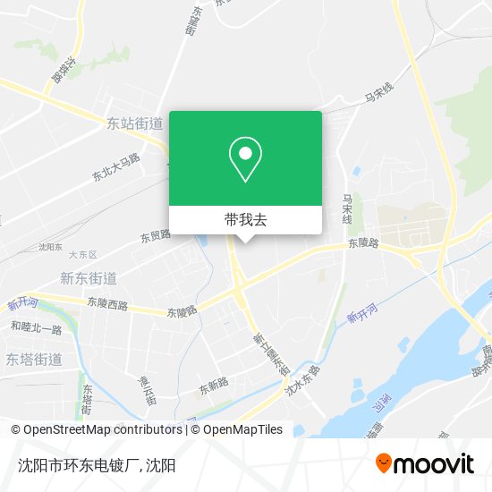 沈阳市环东电镀厂地图