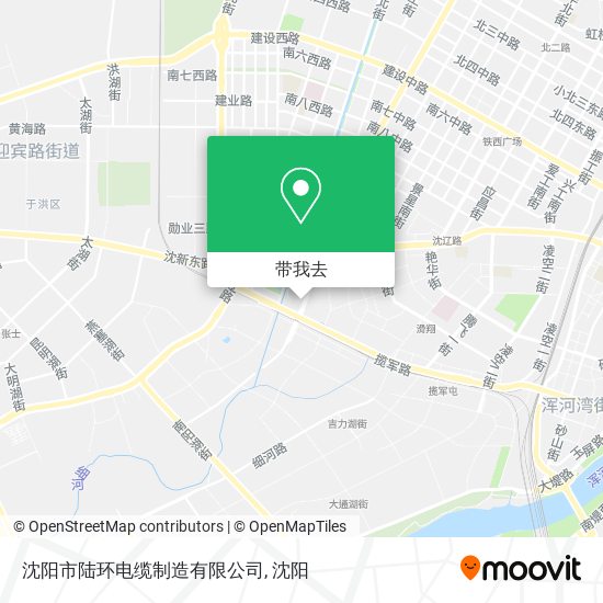 沈阳市陆环电缆制造有限公司地图