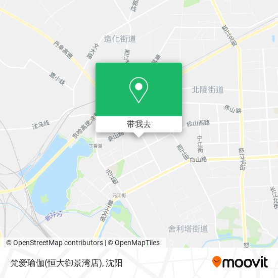 梵爱瑜伽(恒大御景湾店)地图