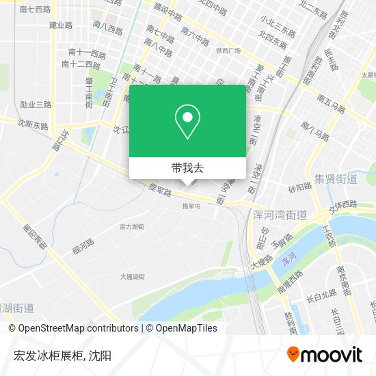 宏发冰柜展柜地图