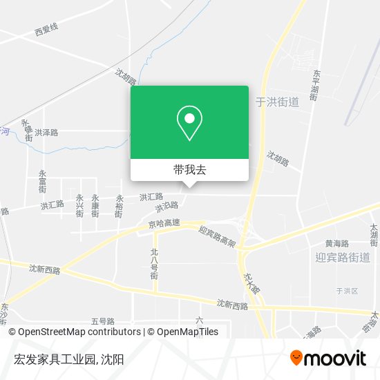 宏发家具工业园地图
