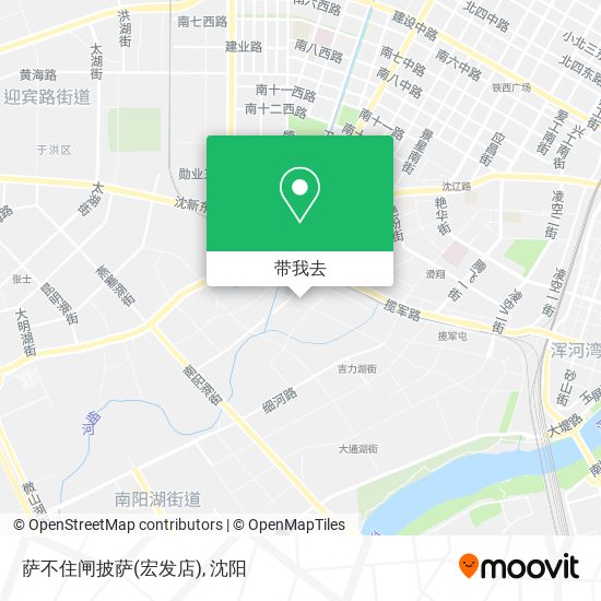 萨不住闸披萨(宏发店)地图