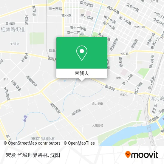 宏发·华城世界碧林地图