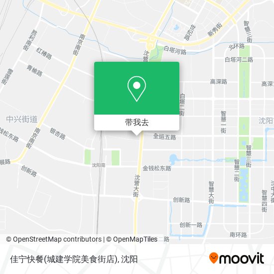 佳宁快餐(城建学院美食街店)地图