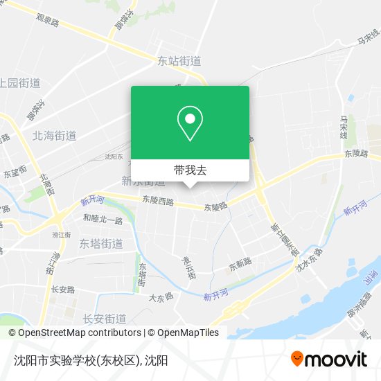 沈阳市实验学校(东校区)地图
