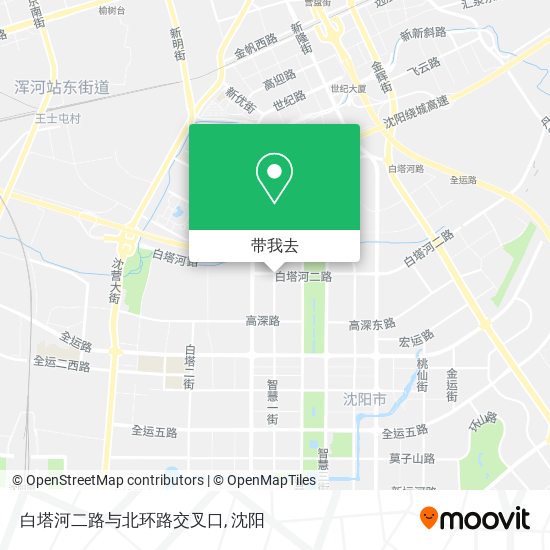 白塔河二路与北环路交叉口地图
