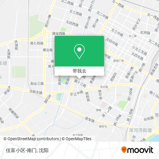 佳富小区-南门地图