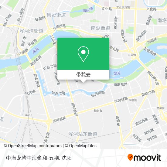 中海龙湾中海雍和-五期地图