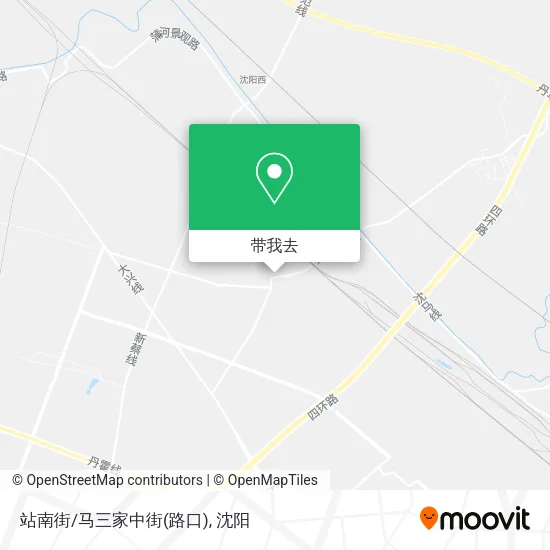 站南街/马三家中街(路口)地图