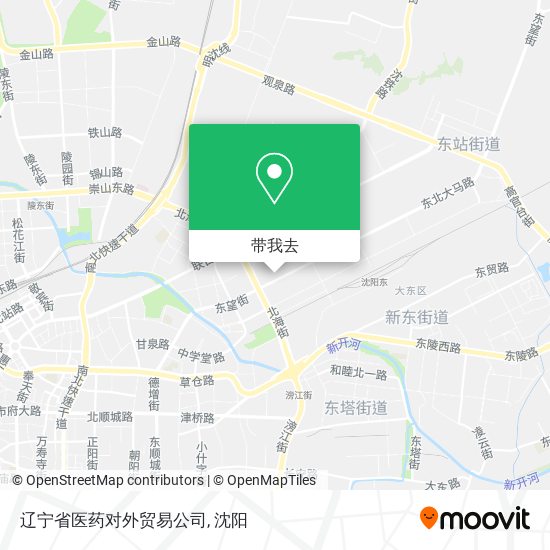 辽宁省医药对外贸易公司地图