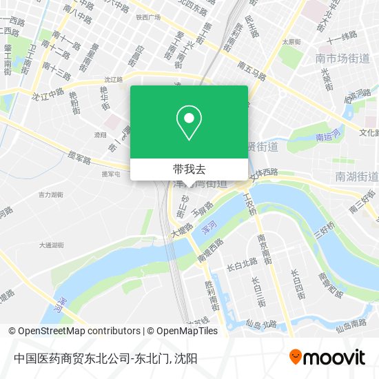 中国医药商贸东北公司-东北门地图