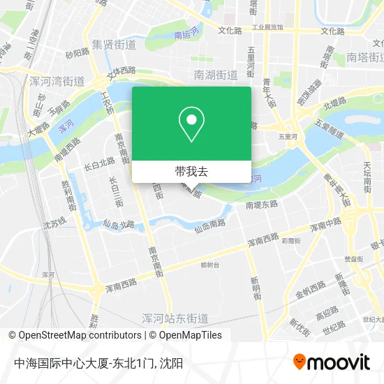 中海国际中心大厦-东北1门地图