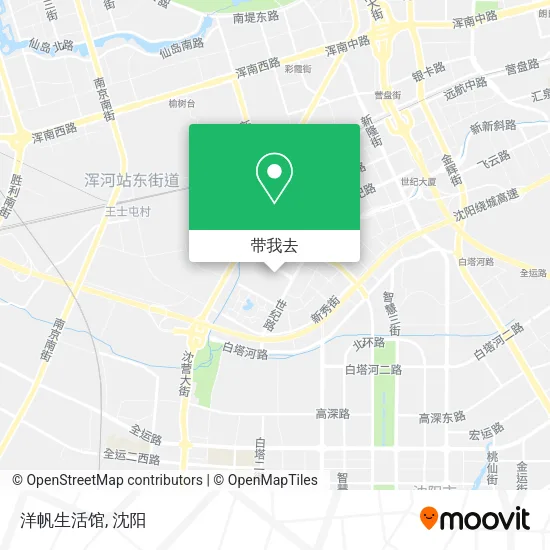 洋帆生活馆地图