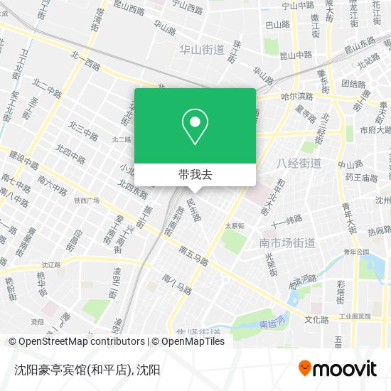 沈阳豪亭宾馆(和平店)地图