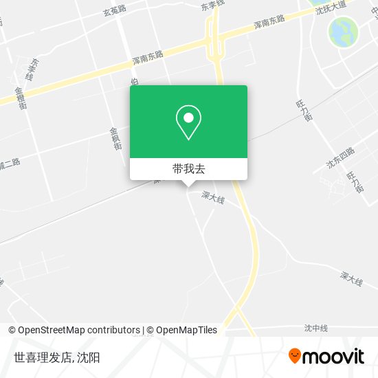 世喜理发店地图