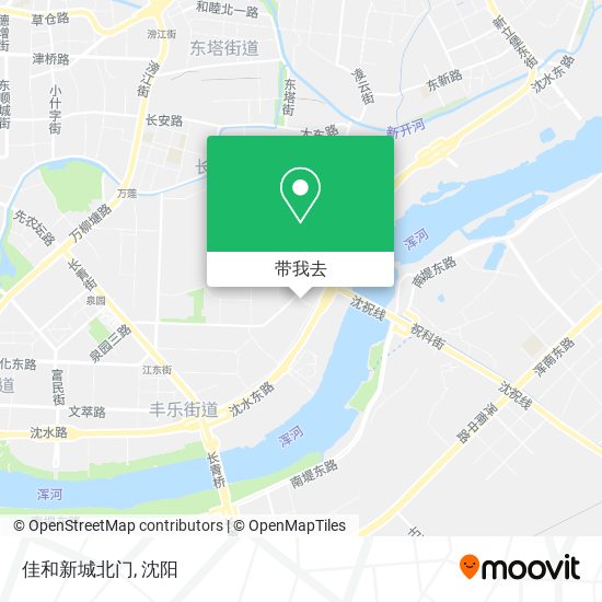 佳和新城北门地图