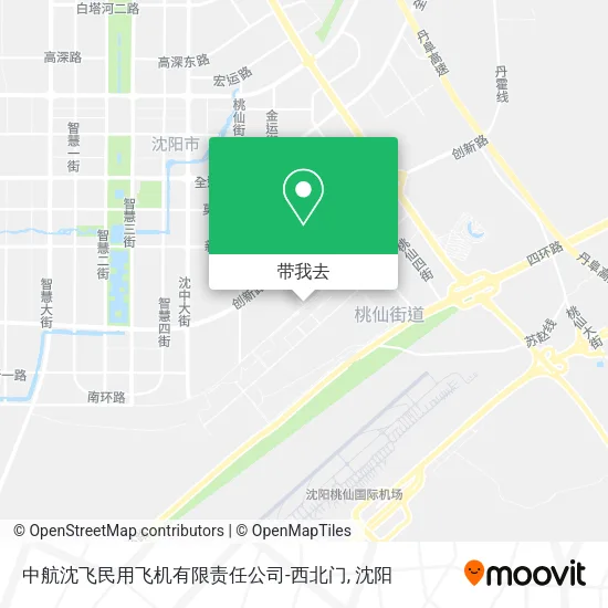 中航沈飞民用飞机有限责任公司-西北门地图