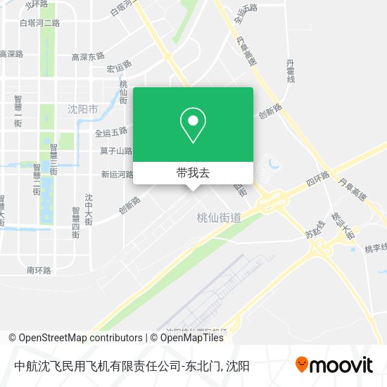 中航沈飞民用飞机有限责任公司-东北门地图