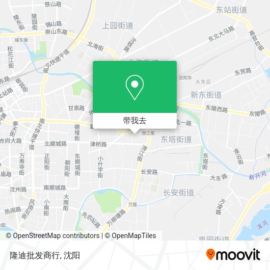 隆迪批发商行地图