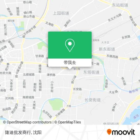 隆迪批发商行地图