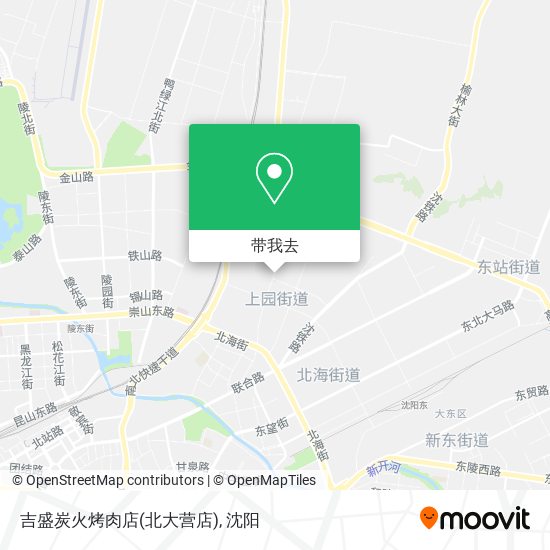 吉盛炭火烤肉店(北大营店)地图