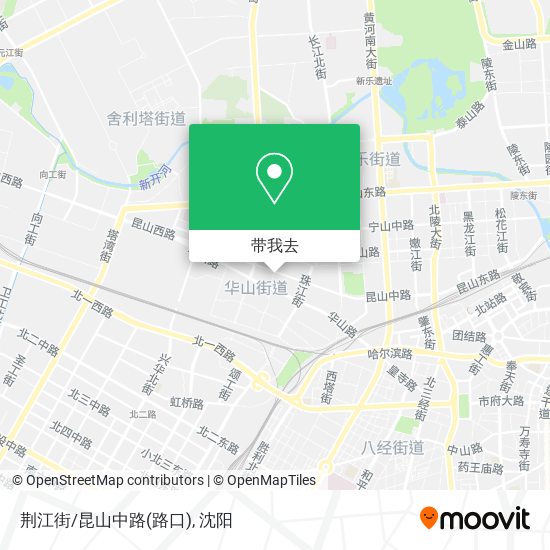 荆江街/昆山中路(路口)地图