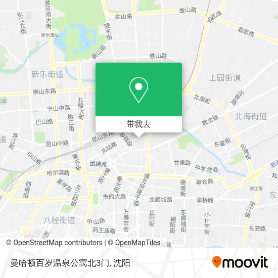 曼哈顿百岁温泉公寓北3门地图