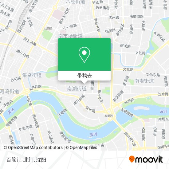百脑汇-北门地图