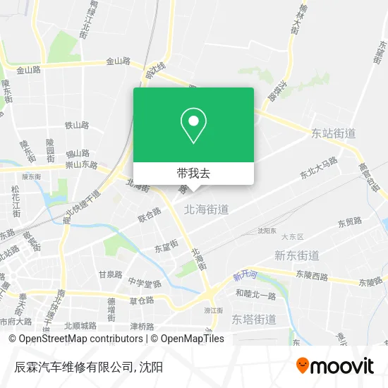 辰霖汽车维修有限公司地图