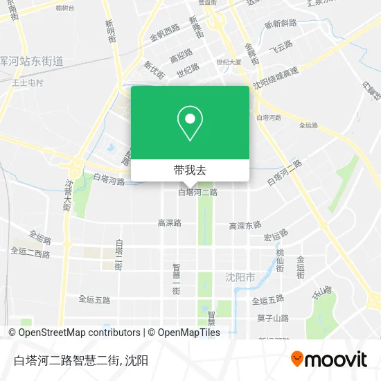 白塔河二路智慧二街地图