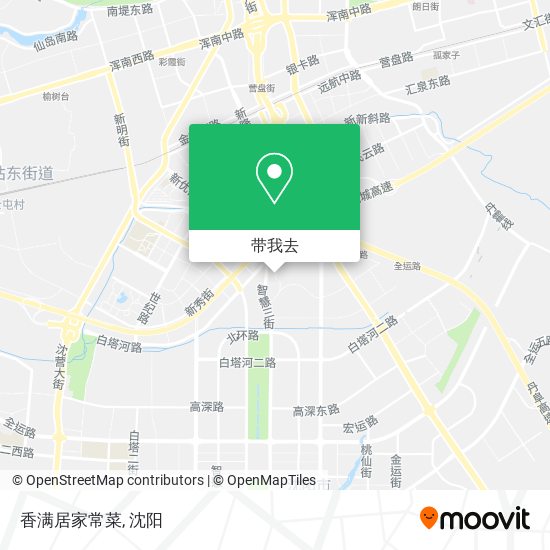 香满居家常菜地图