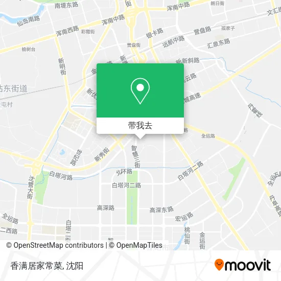 香满居家常菜地图