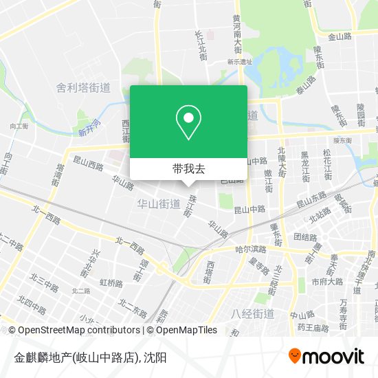 金麒麟地产(岐山中路店)地图